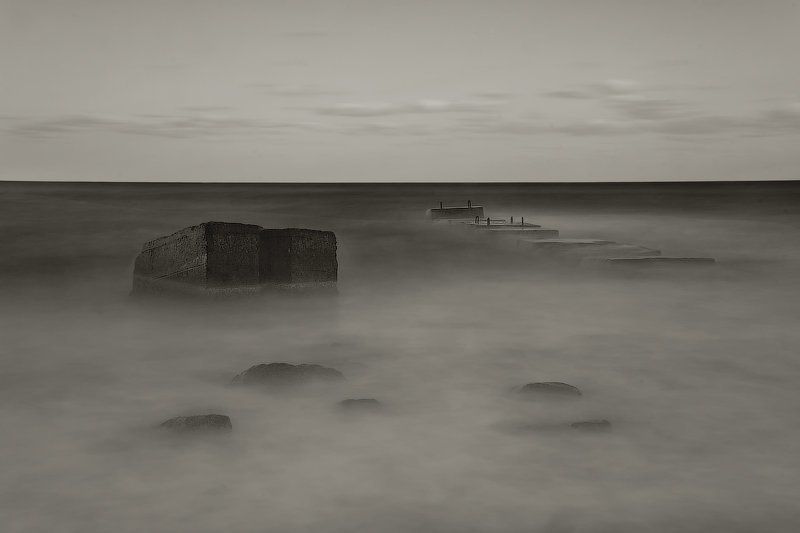 шторм, море, выдержка,мол photo preview