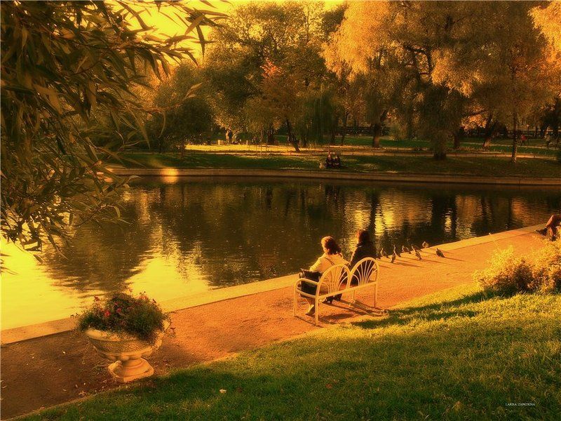 юсуповский, сад, петербург Солнечный вечерphoto preview