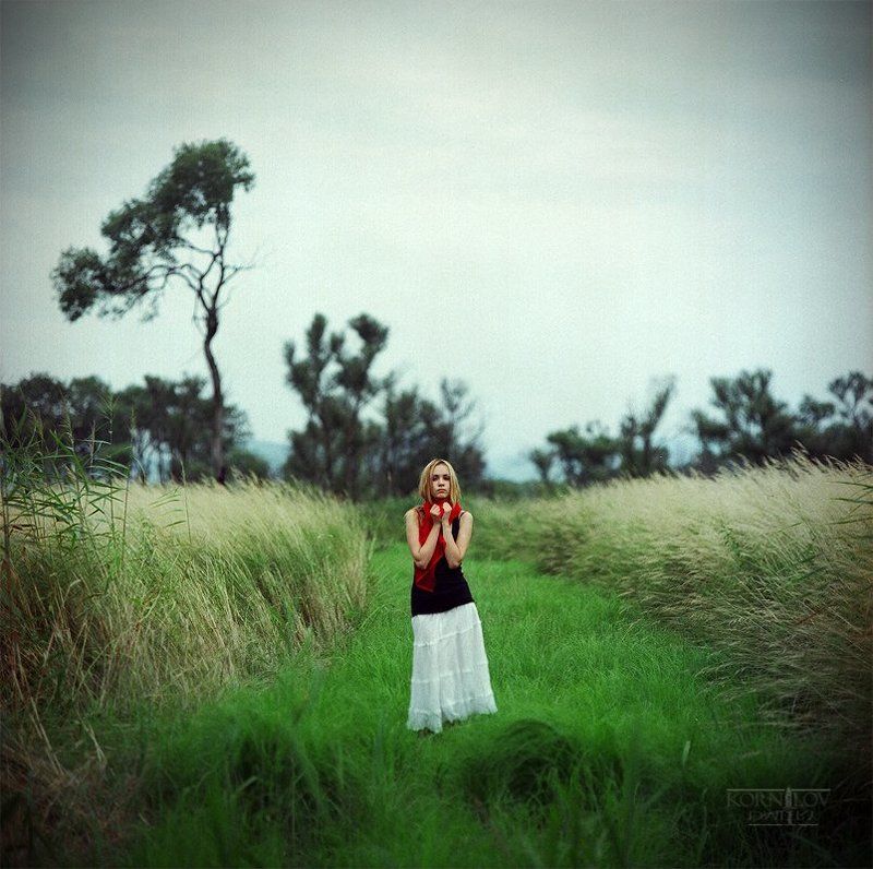 девушка, , поле, трава, северные, земли, дмитрий, корнилов, плёнка, 6х6, средний, формат, киев, 88 тр...photo preview