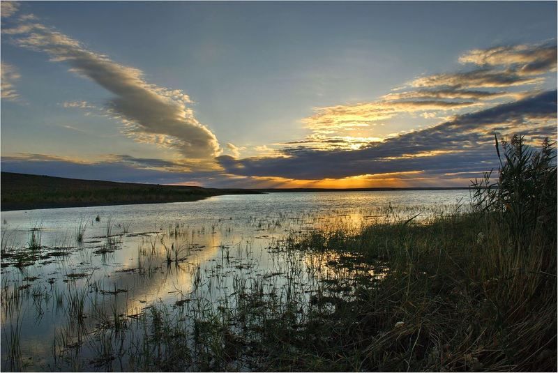 природа, рассвет Крылом рассветным  Осень.....photo preview