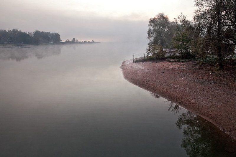 октябрь, осень, утро, туман, тишина Тихое утро октябряphoto preview