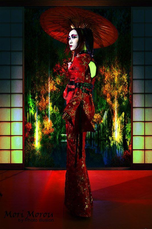 гейша, япония, готика Гейшаphoto preview