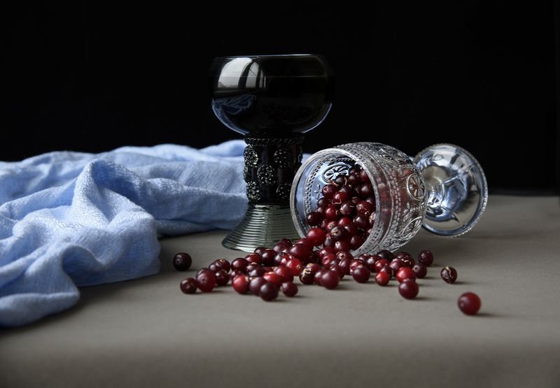 Брусника, натюрморт с брусникой Брусникаphoto preview