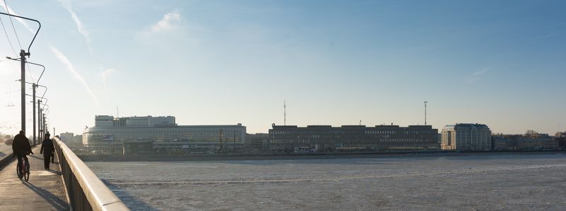 Санкт-Петербург зима мост нева  Зимаphoto preview