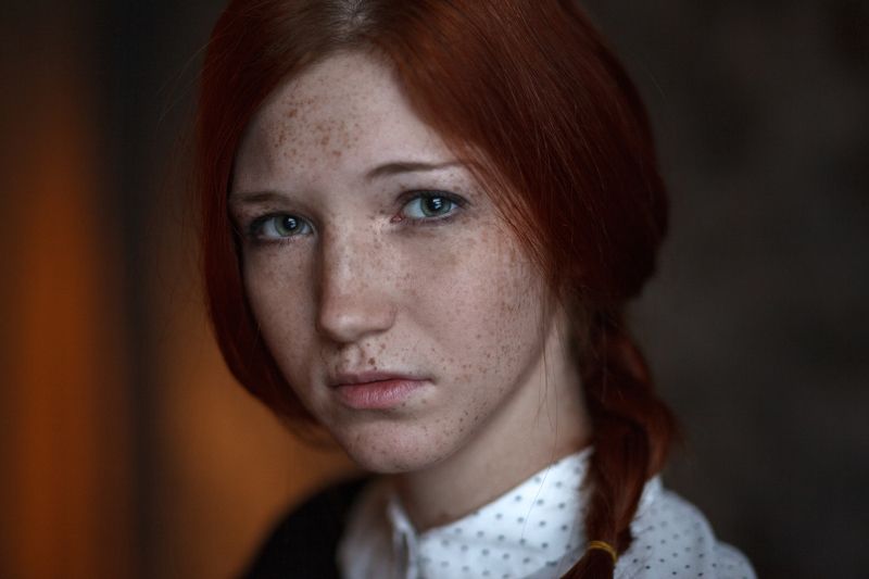 девушка, 2017, портрет, portrait, глаза, прическа, pretty, рыжая Marinaphoto preview