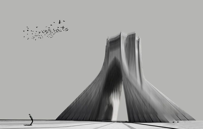 Iran Tehran Azadi Freedom Conceptual Freedomphoto preview