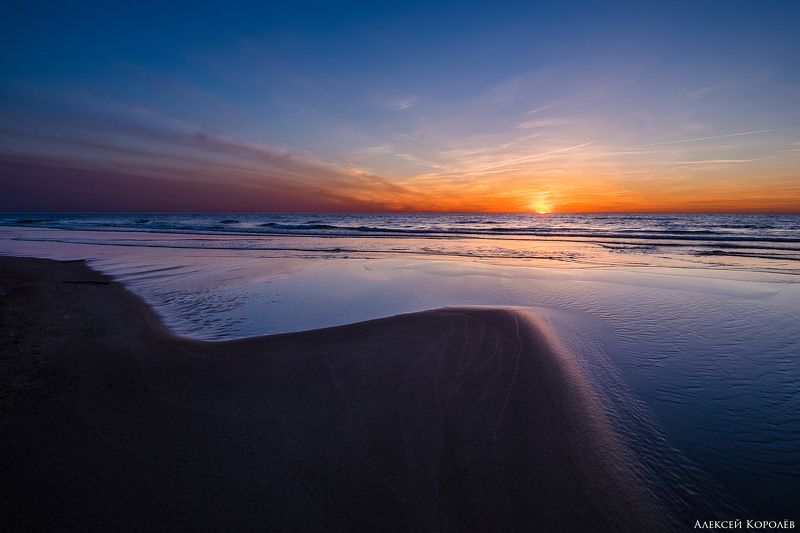 калининградская область, россия, куршская коса, балтийское море, закат, пляж, море, природа, пейзаж, kaliningrad region, russia, curonian spit, baltic sea, sunset, beach, sea, nature, landscape Балтийский закат 2photo preview