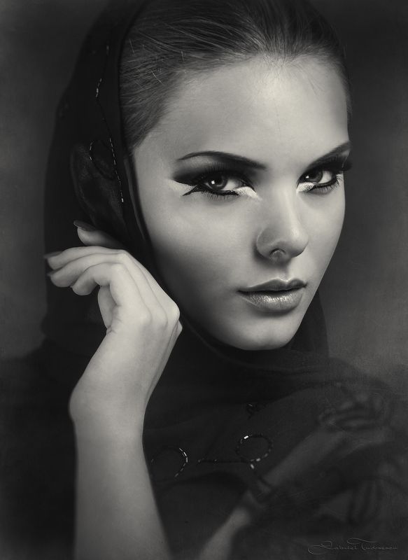 portrait, black & white Angelphoto preview