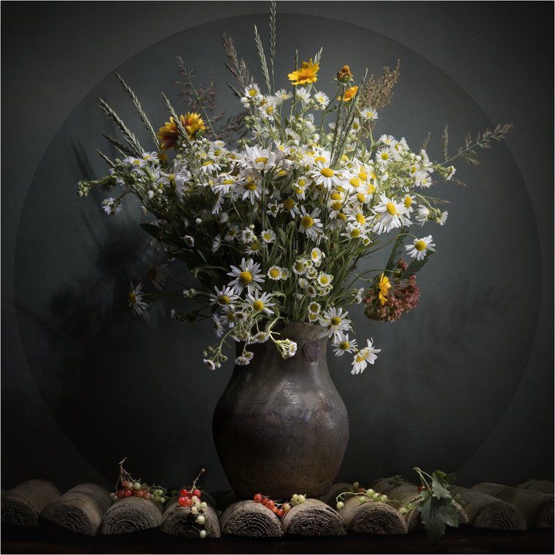 лето, натюрморт, ромашки, цветы Цветы лета. Ромашкиphoto preview