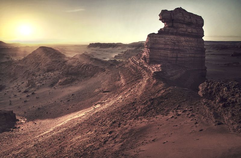 Закат в пустыне Гоби.photo preview