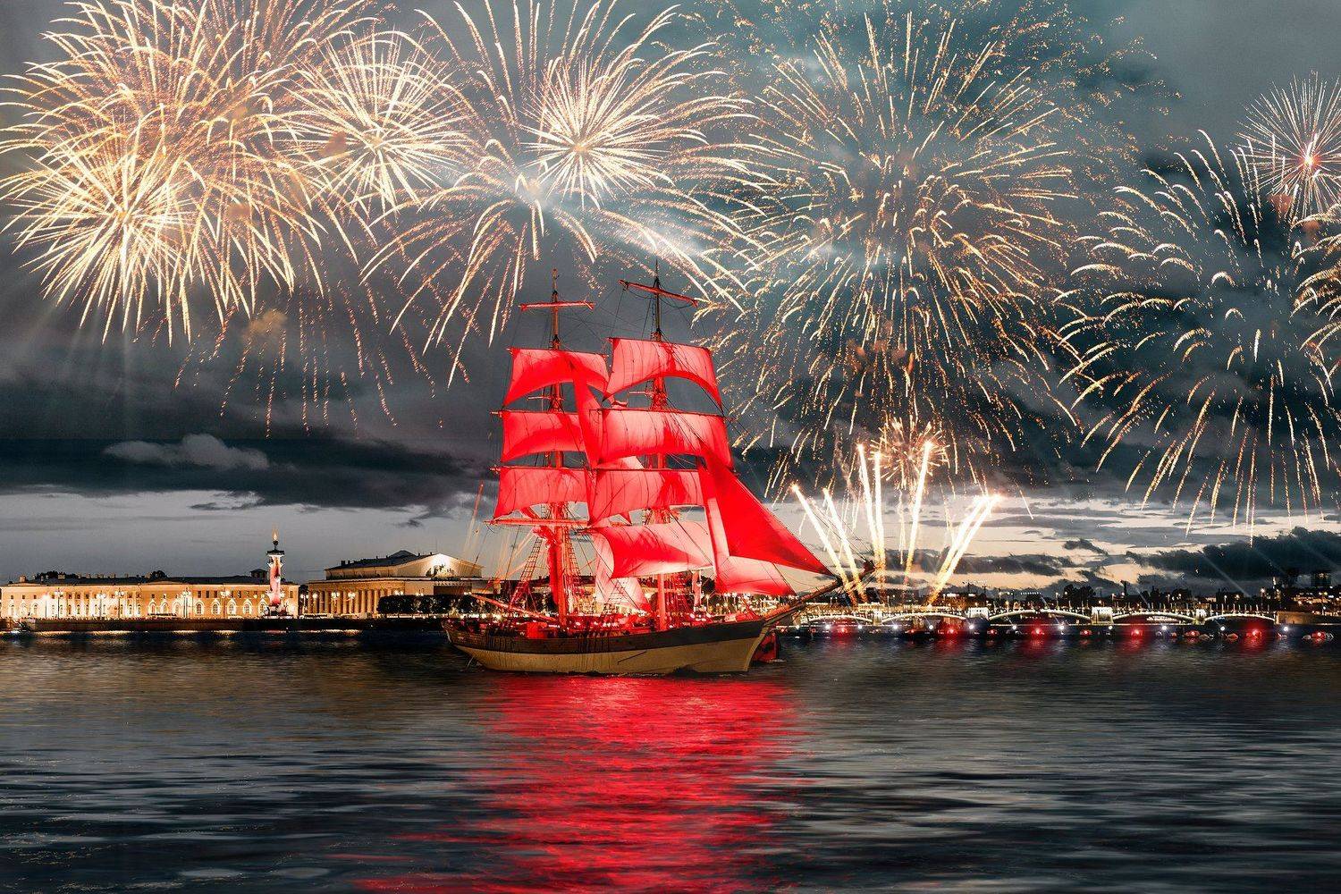 summer, russia, спб, лето, city, sky, небо, город, архитектура, река, праздник, салют, fireworks, Андрей Михайлов