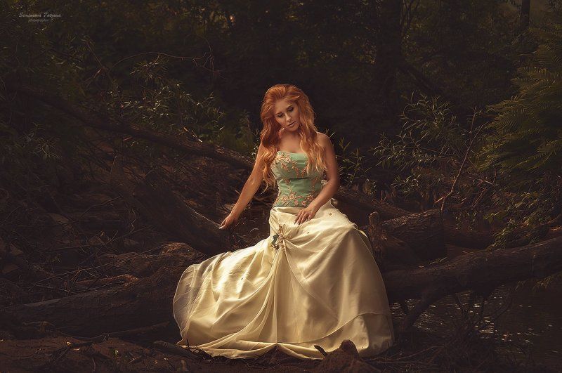 рыжая, природа, красота  рыжая нимфаphoto preview