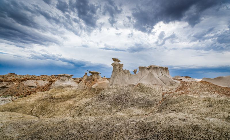 сша, пейзаж, нью мексико, грибы, бэдлэндс, другой мир, Грибыphoto preview