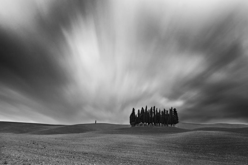 Тоскана , Италия Монохромная Тоскана фото превью