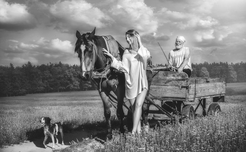 VIP эскорт по деревенски )))))photo preview