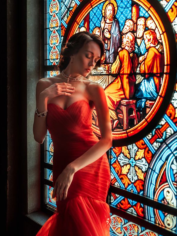 портрет, студия, девушка, portrait, indoors, studio, girl Галинаphoto preview