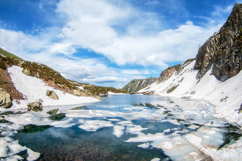горное озеро, дукка, архыз, гудовцов, кчр Горное озеро в ущелье Дуккаphoto preview