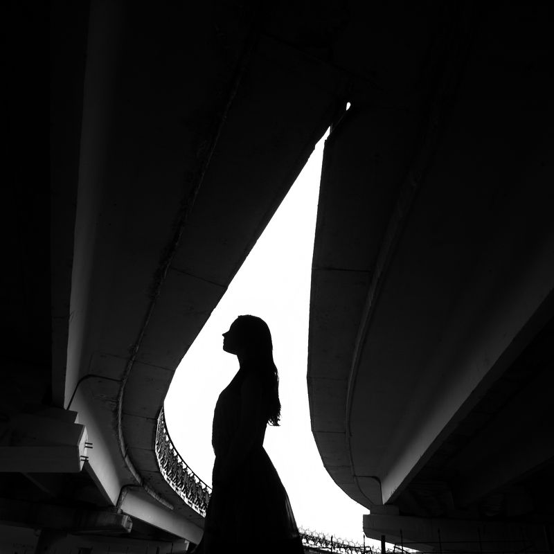 девушка, свет, геометрия ***photo preview