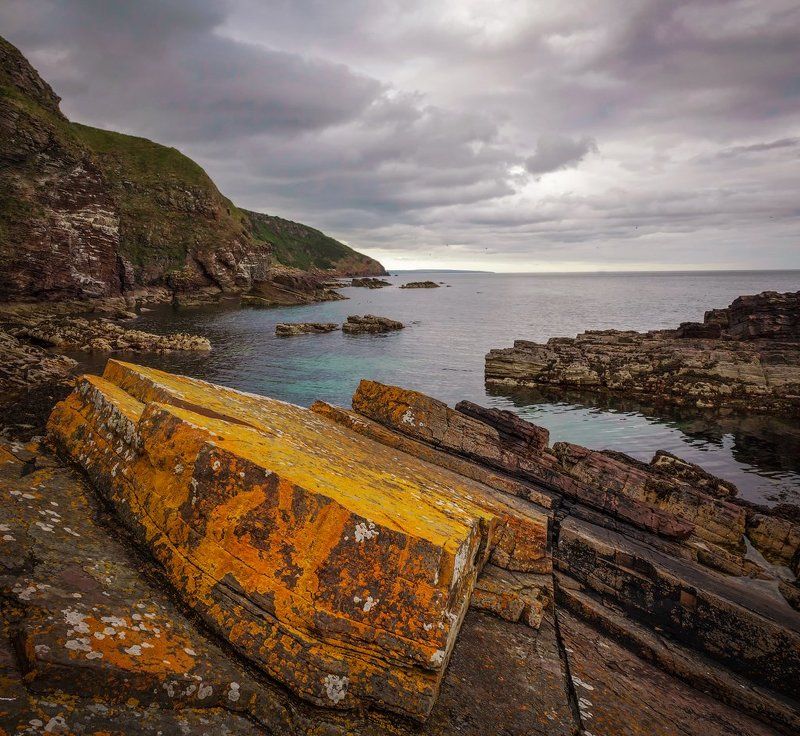 пейзаж, бухта, шотландия, berriedale Бухта Berriedale, Шотландияphoto preview