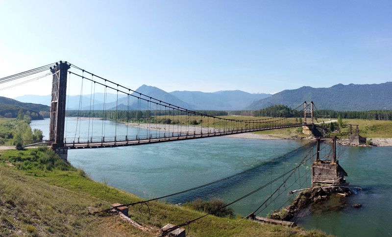 Катунь, Мост Старый мост через р. Катунь photo preview