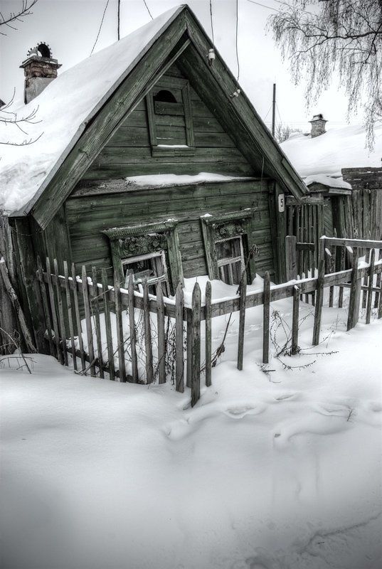 дом, домик, избушка, снег, зима Слепенькаяphoto preview