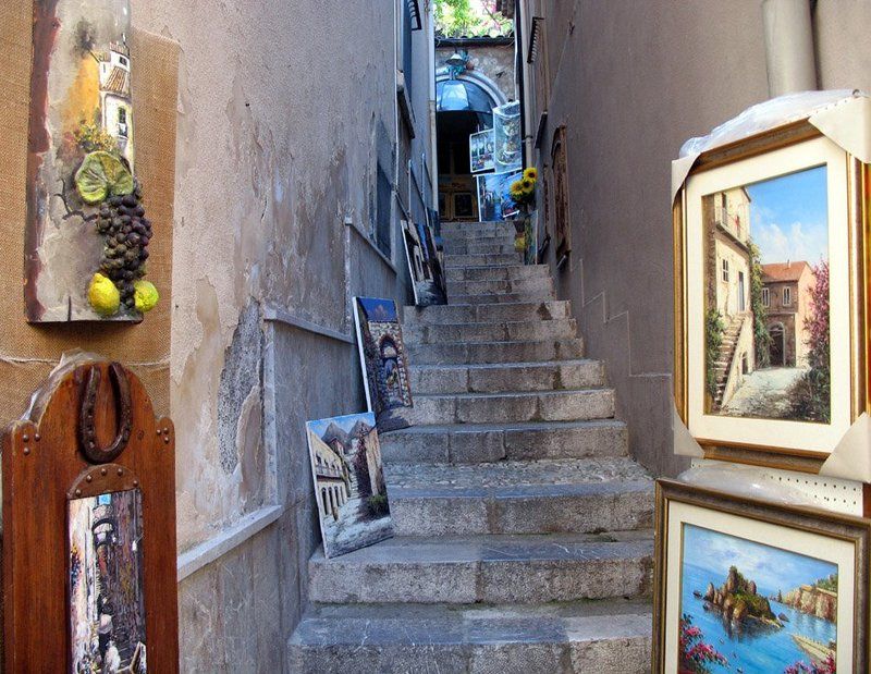 картина, лестница Картинная лестница фото превью