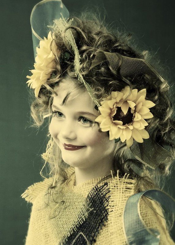 дети, портрет, девочка, цветы цветы нашей жизни...photo preview