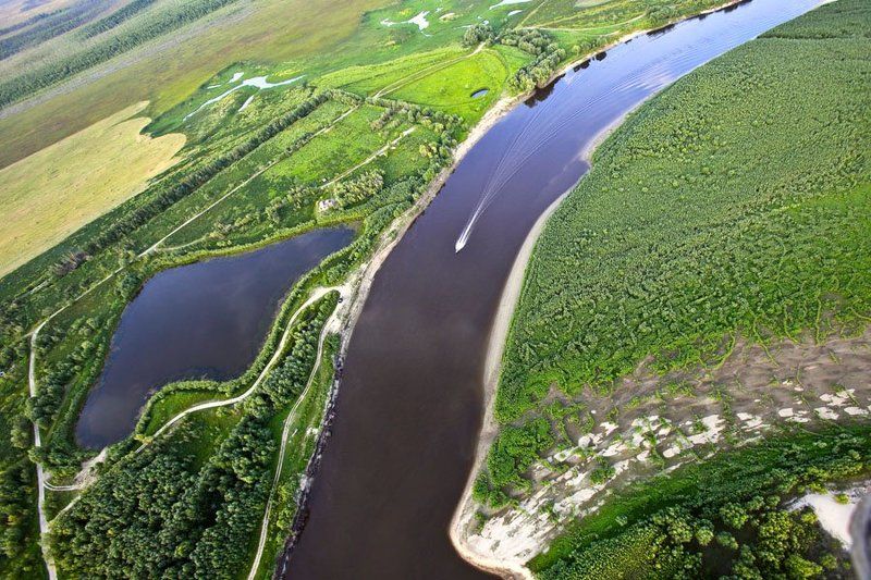 мотопараплан, сибирь, р.обь, югра, восторг, лодка, крыло Крутизнаphoto preview