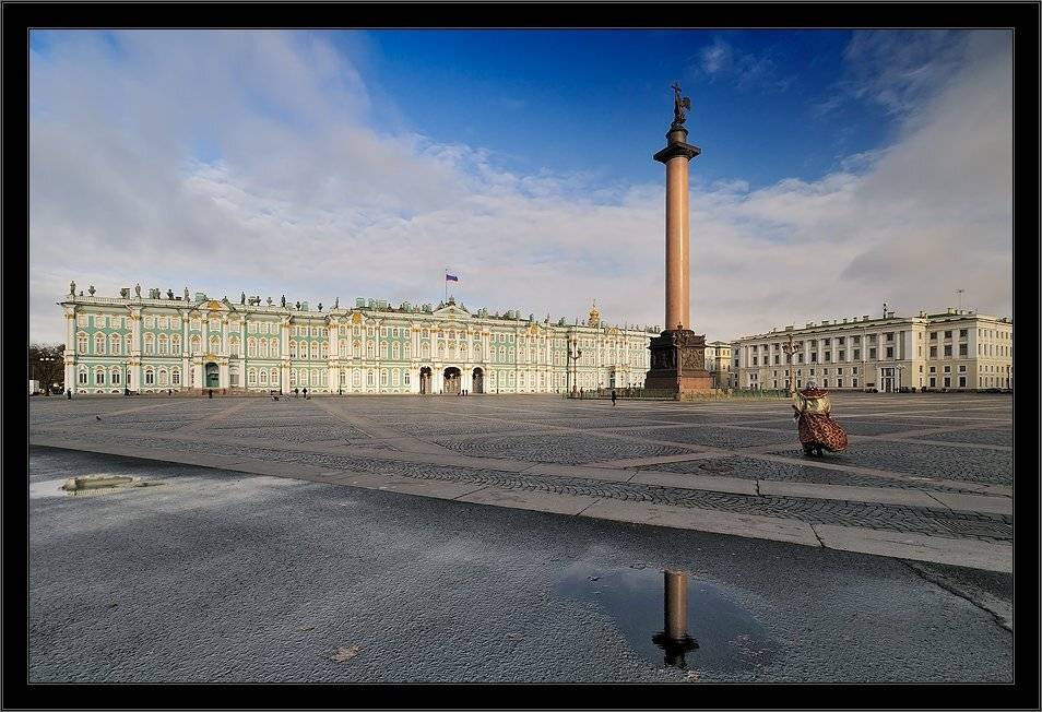 петербург, центр, дворцовая, эрмитаж, открытка, Kirill Shapovalov