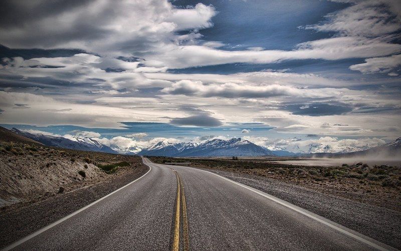 дорога, облака Сонная дорога в облакаphoto preview