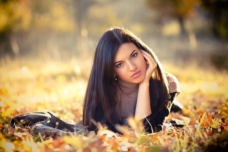 девушка, осень, портрет Ираphoto preview