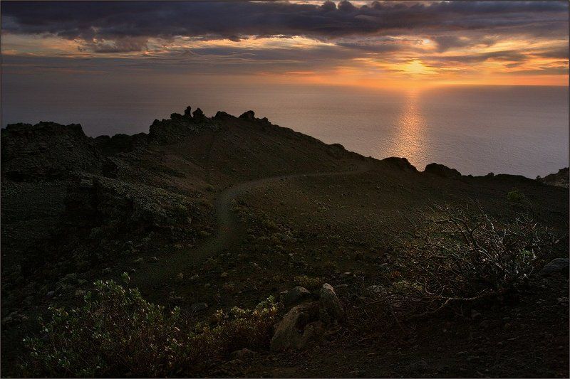 канарский, остров, ла, пальма Вулканическая закатная симфонияphoto preview