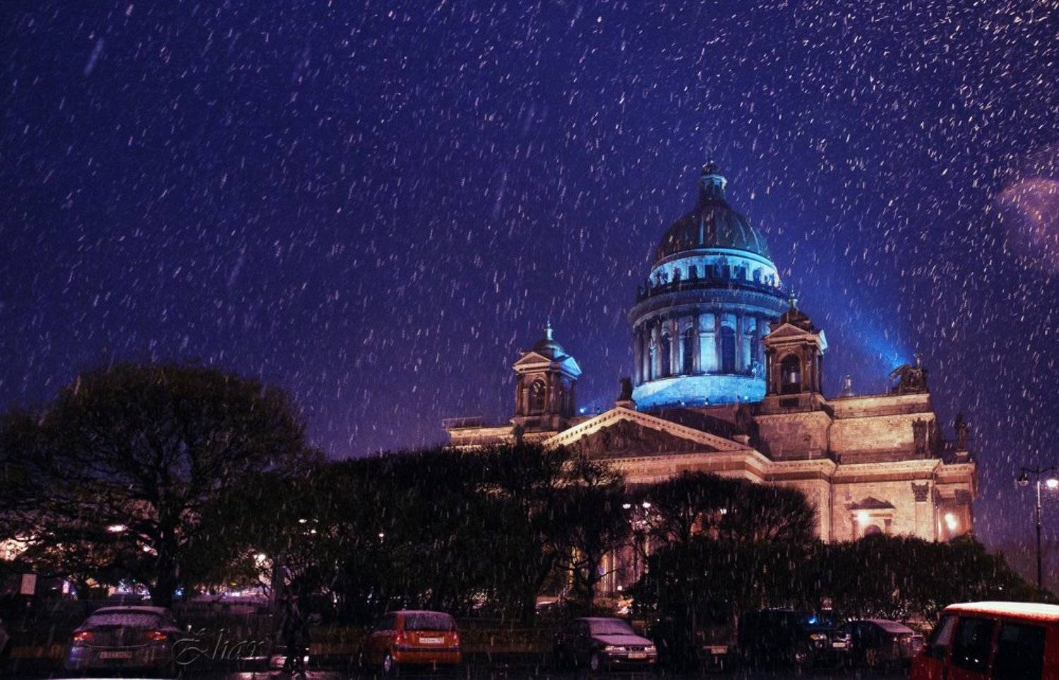 Первый снег в Питере. Автор: Малыш , Малыш