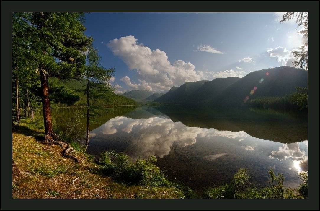 Пазарым. Автор: Виталий из Н-ска хакасия, пазарым, озеро, горы, Виталий из Н-ска