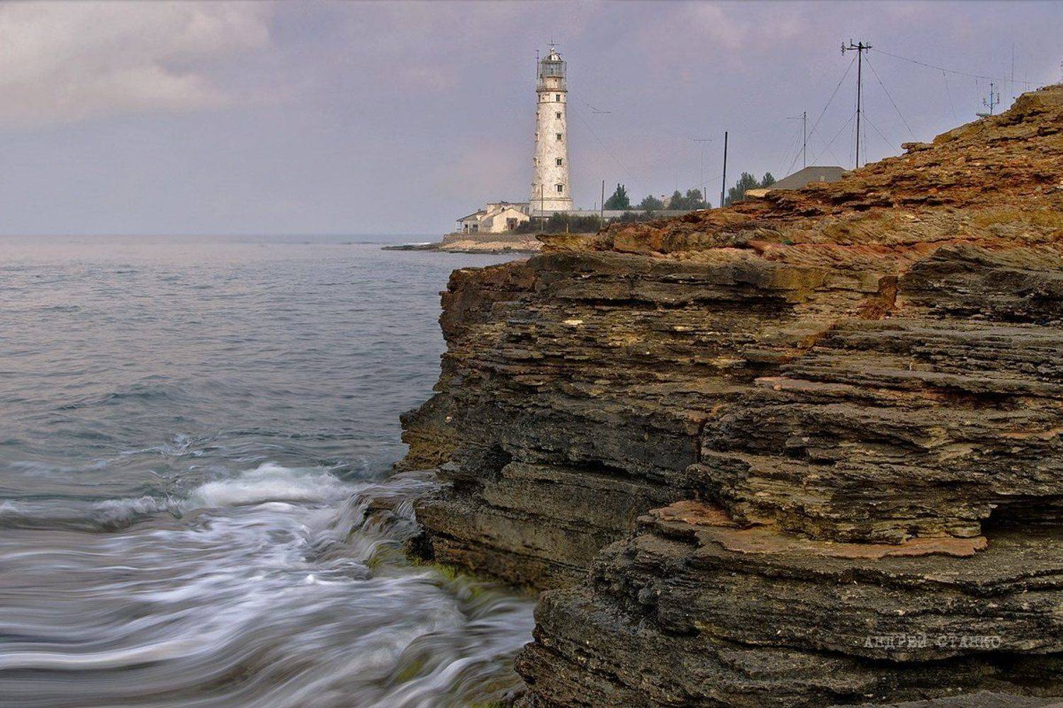 Тарханкут. Автор: Андрей Станко станко, пейзаж, тарханкут, море, маяк, Андрей Станко
