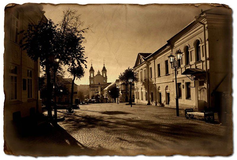 городок, стилизация, витебск, открытка Городок... фото превью