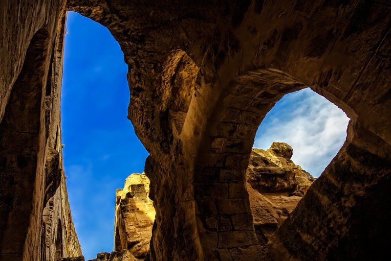 африка, тунис, римские развалины, амфитеатр, *photo preview