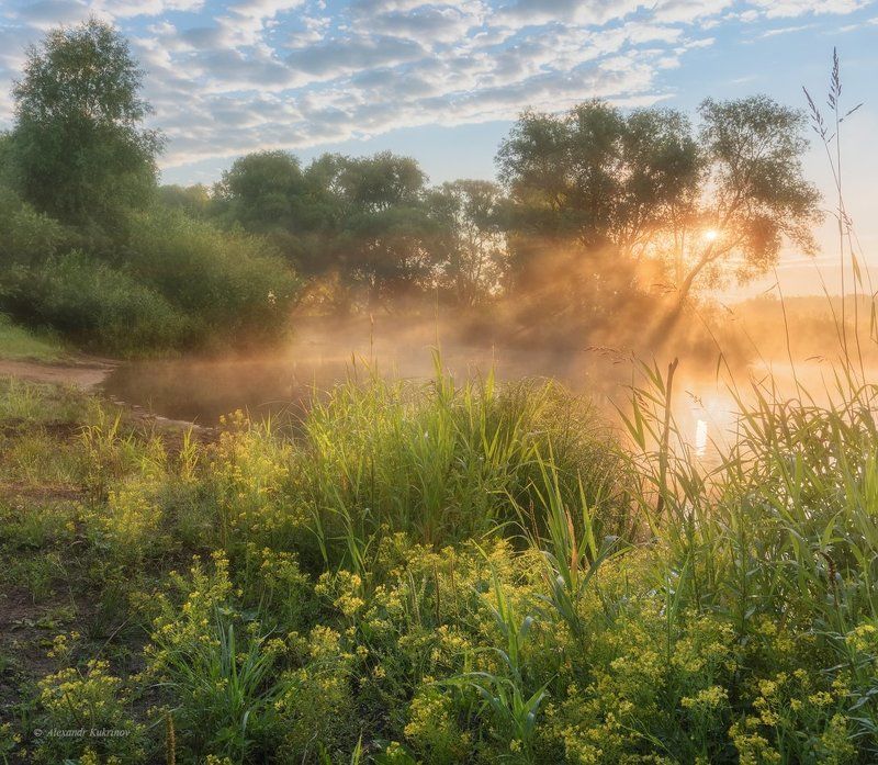 пейзаж, рассвет, угра Утро в Заречье...photo preview