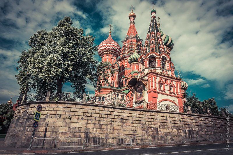 StBasilsCathedral moscow russia redsquare kremlin moscowkremlin photobydmitrygorkovets clouds summer  St. Basil\'s Cathedral. Moscow, 2017.photo preview