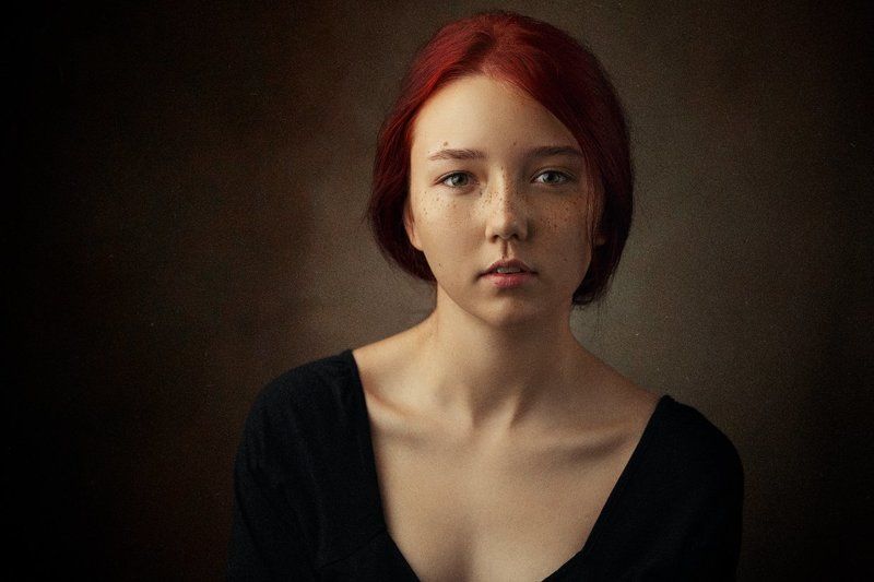 девушка, портрет, картина Madinaphoto preview