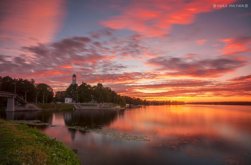 Нева, устье Ижоры.photo preview