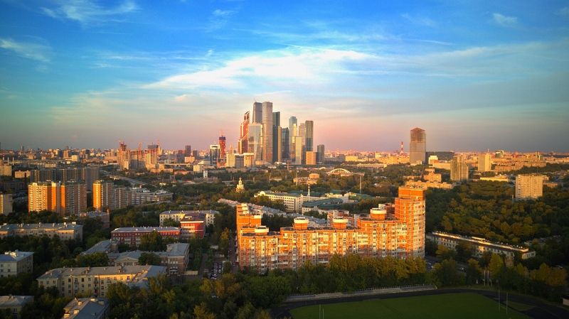 аэрофото Филевский парк в сторону Ситиphoto preview