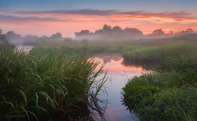 пейзаж, рассвет, угра Угранское утро...photo preview