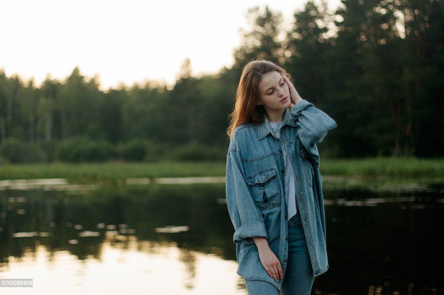 девушка, модель, красиво, красота, лето, озеро, girl, model, beauty, beautiful, summer, lake, Денис Доронин