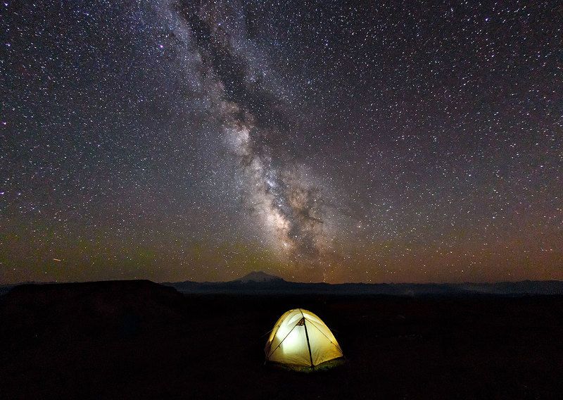 кавказ, эльбрус, бермамыт Ночь на плато Бермамытphoto preview