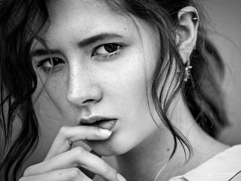 портрет, девушка, portrait, girl, planair, чб Дианаphoto preview