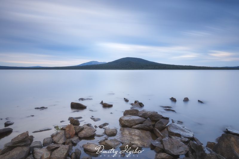 пейзаж, урал, озеро, зюраткуль, камни, длинная выдержка, южный урал, природа россии тишинаphoto preview