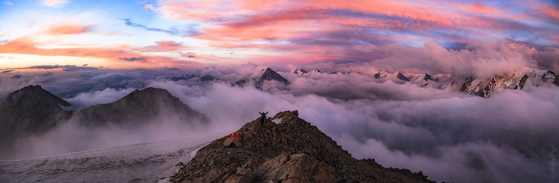 горы, закат, казахстан, алматы Закат в горах Алматыphoto preview