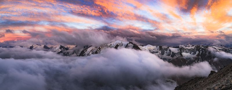 горы, казахстан, алматы, заилийский алатау Вечер в горах Алматыphoto preview