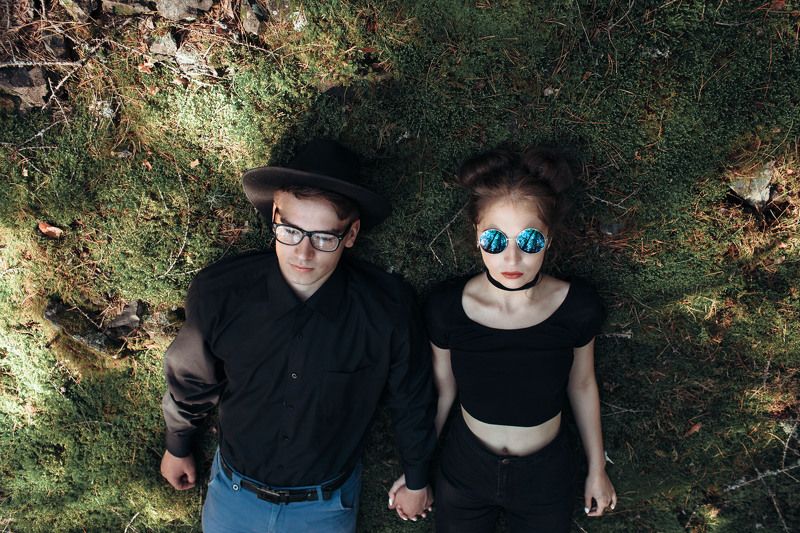 summer love glasses forest sun girl portrait lovestory in the forestphoto preview